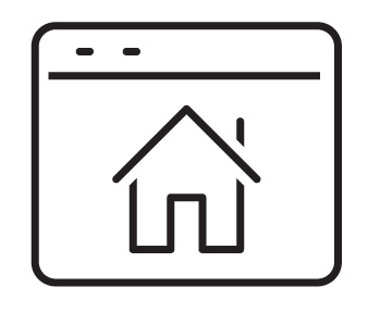 Icono que indica la dirección postal física